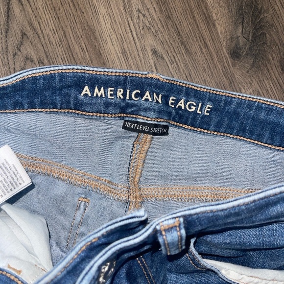 American Eagle Blue Skinny Jeans - Picture 3 of 4